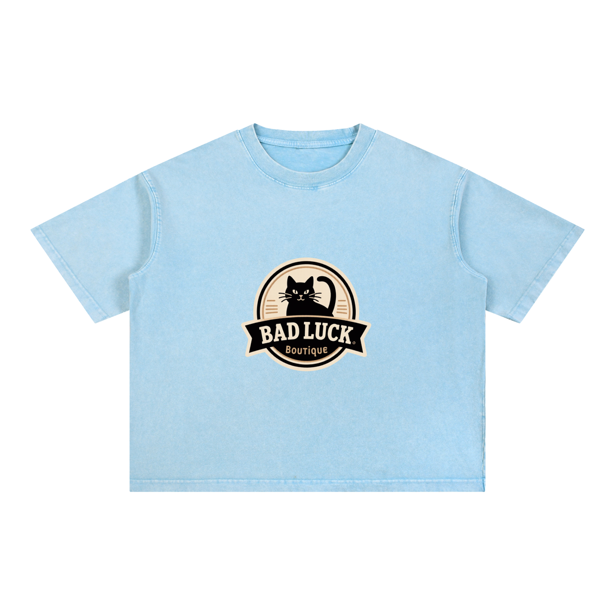 Mineral Wash Boxy Cotton T-Shirt