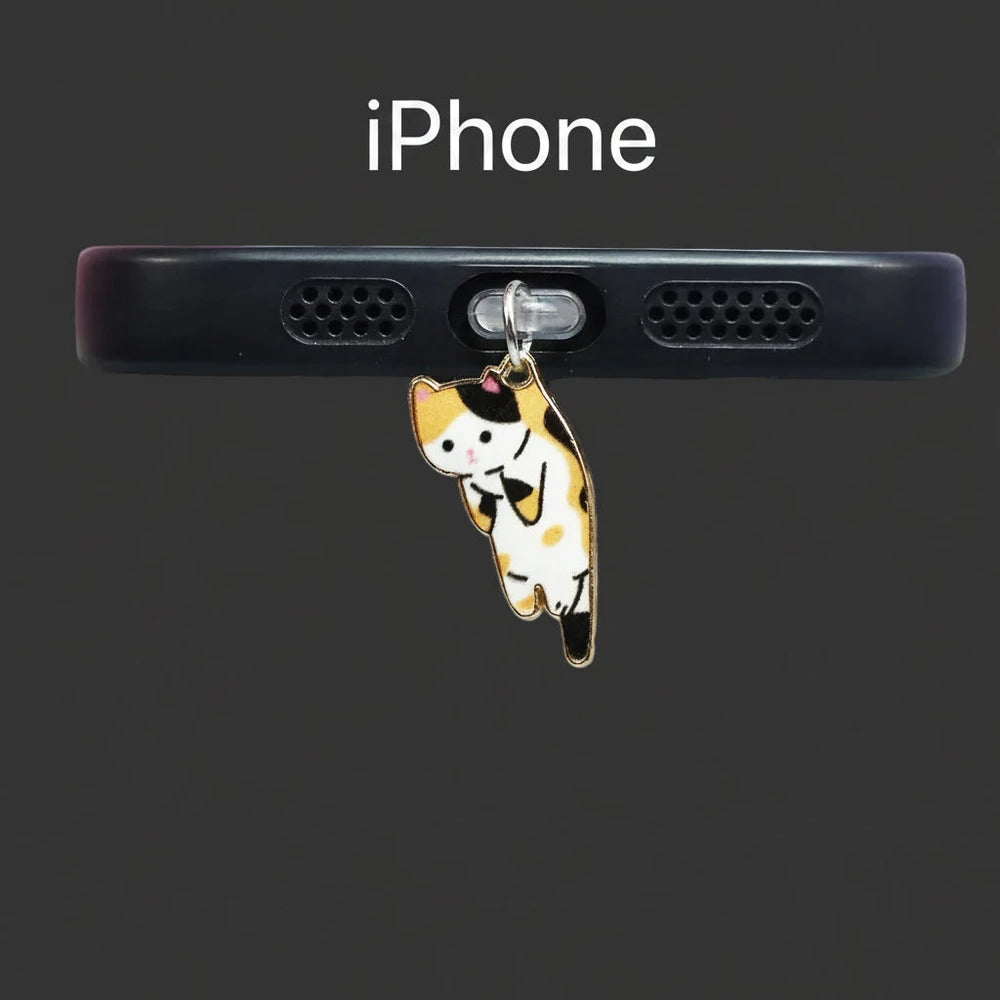 Black Cat Dust Plug Charm — Cursed Alloy Edition