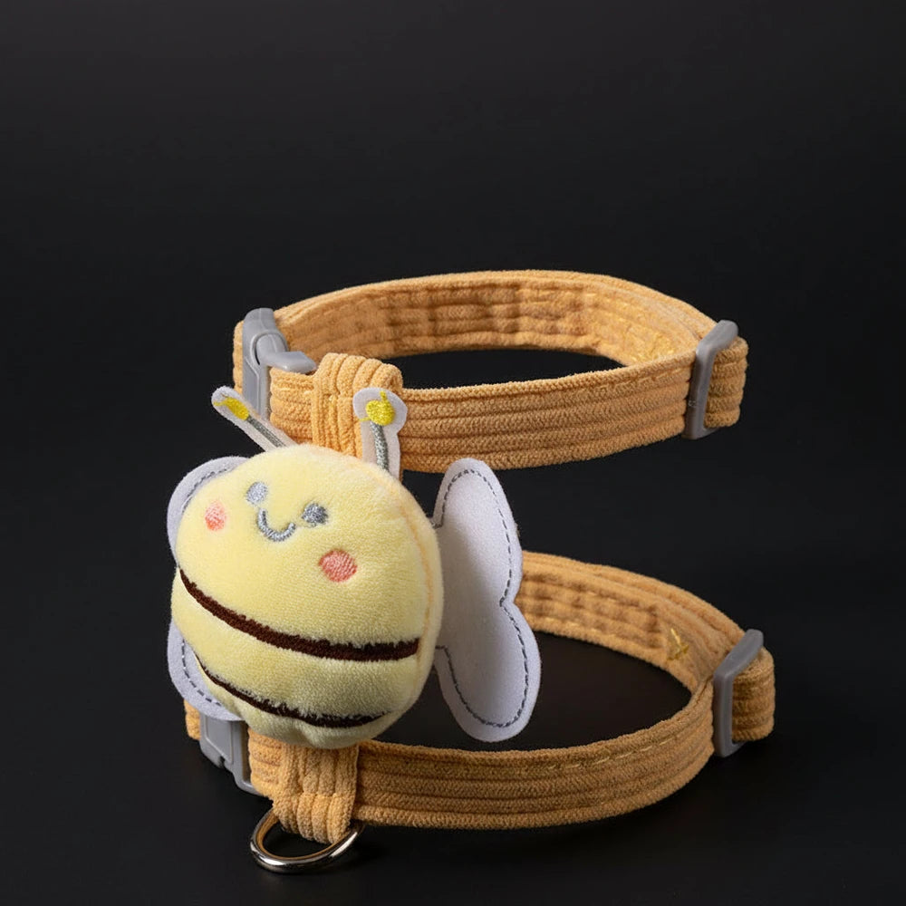 The Great Escape Plan — Bee Plaid Harness & Leash
