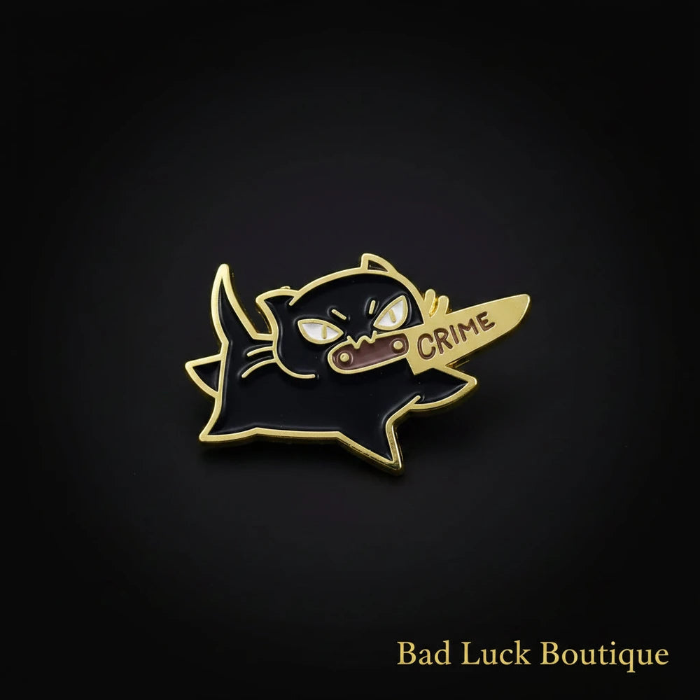 Cursed Cute — Cat Enamel Pins