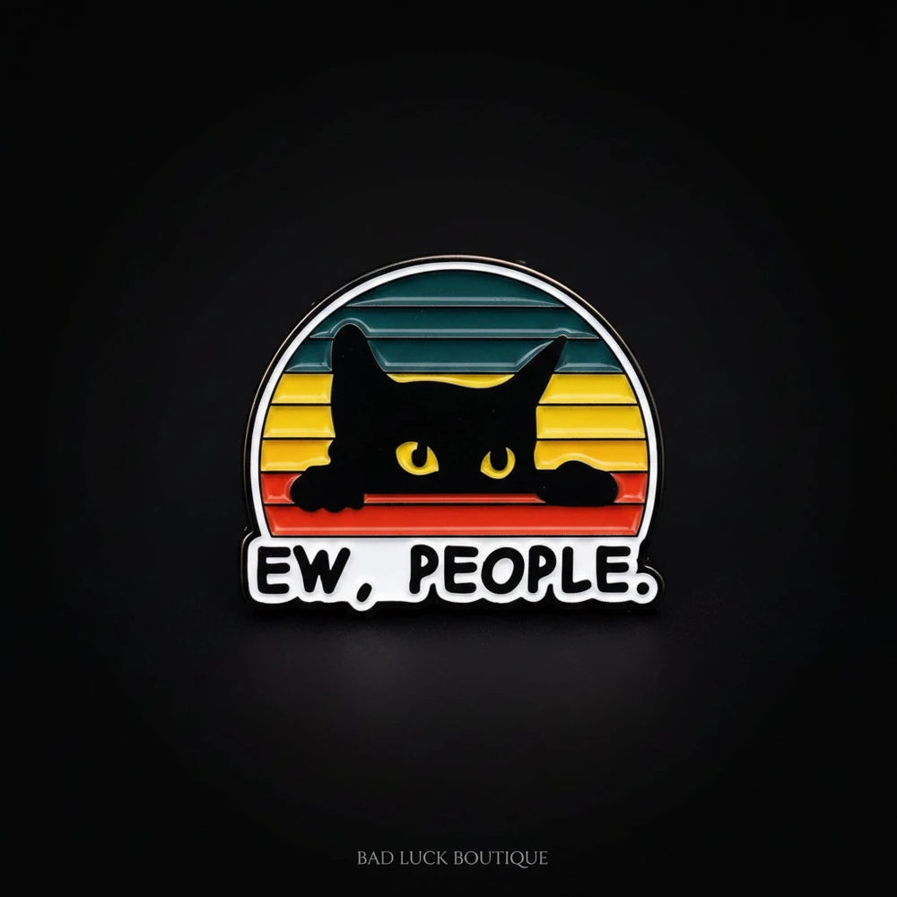 Cursed Cute — Cat Enamel Pins