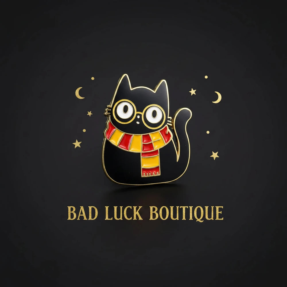 Cursed Cute — Cat Enamel Pins