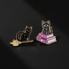 The Witch's Familiar — Black Cat Enamel Pin (Cursed, Obviously)