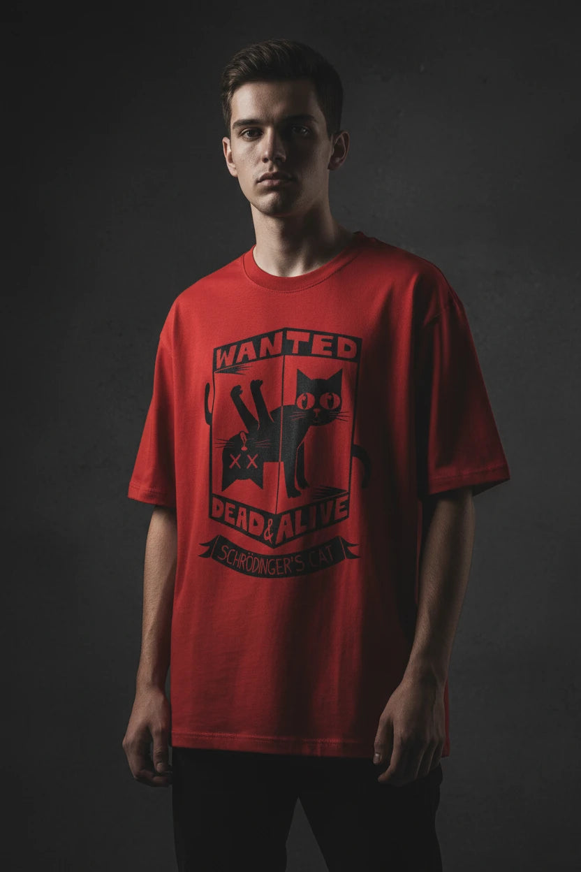 Schrödinger's Cat Graphic Tee — Dead, Alive & Dressed to Kill