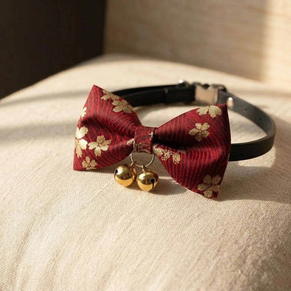 Dapper & Doomed — Retro Bow Tie Cat Collar
