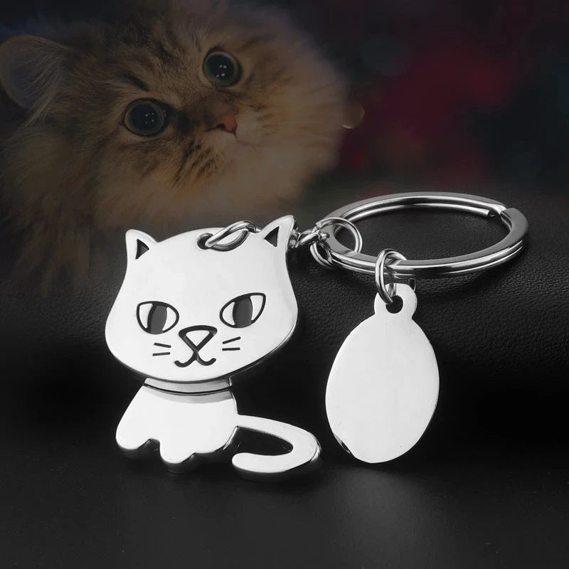 The Yes-Cat — Bobblehead Keychain