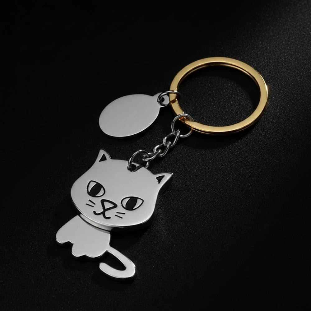 The Yes-Cat — Bobblehead Keychain