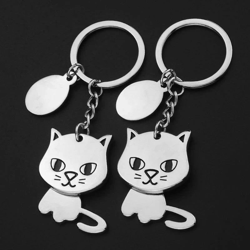 The Yes-Cat — Bobblehead Keychain