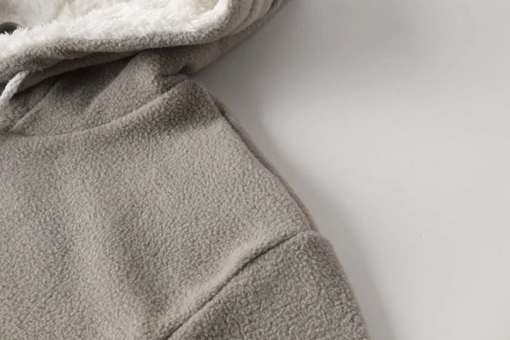 The Familiar Fleece — Embroidered Cat Pocket Pullover