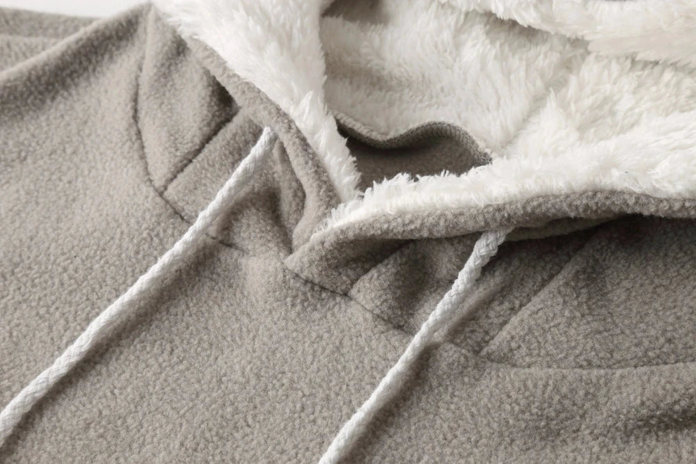 The Familiar Fleece — Embroidered Cat Pocket Pullover