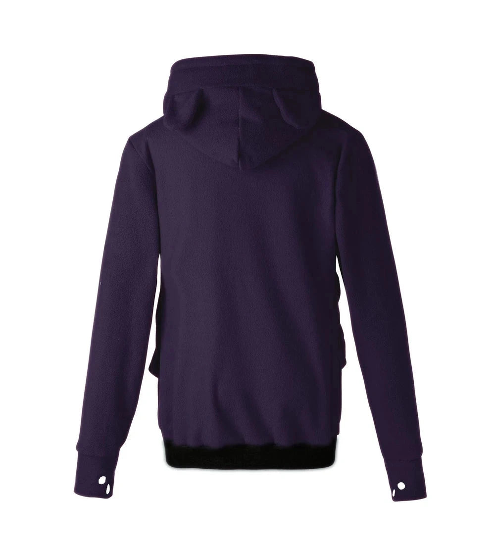 The Familiar Fleece — Embroidered Cat Pocket Pullover