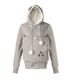The Familiar Fleece — Embroidered Cat Pocket Pullover