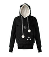The Familiar Fleece — Embroidered Cat Pocket Pullover