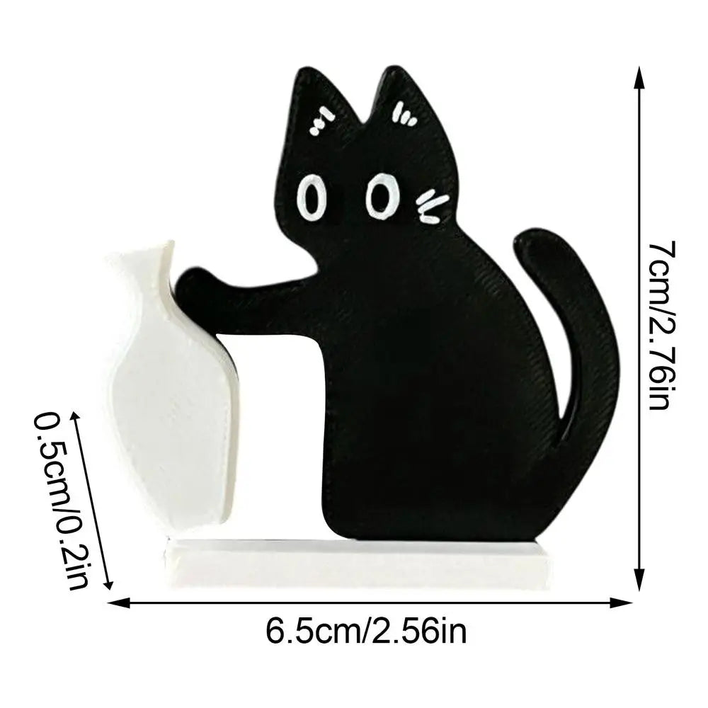Whisker Shrine — Cat Fridge Magnet Vase