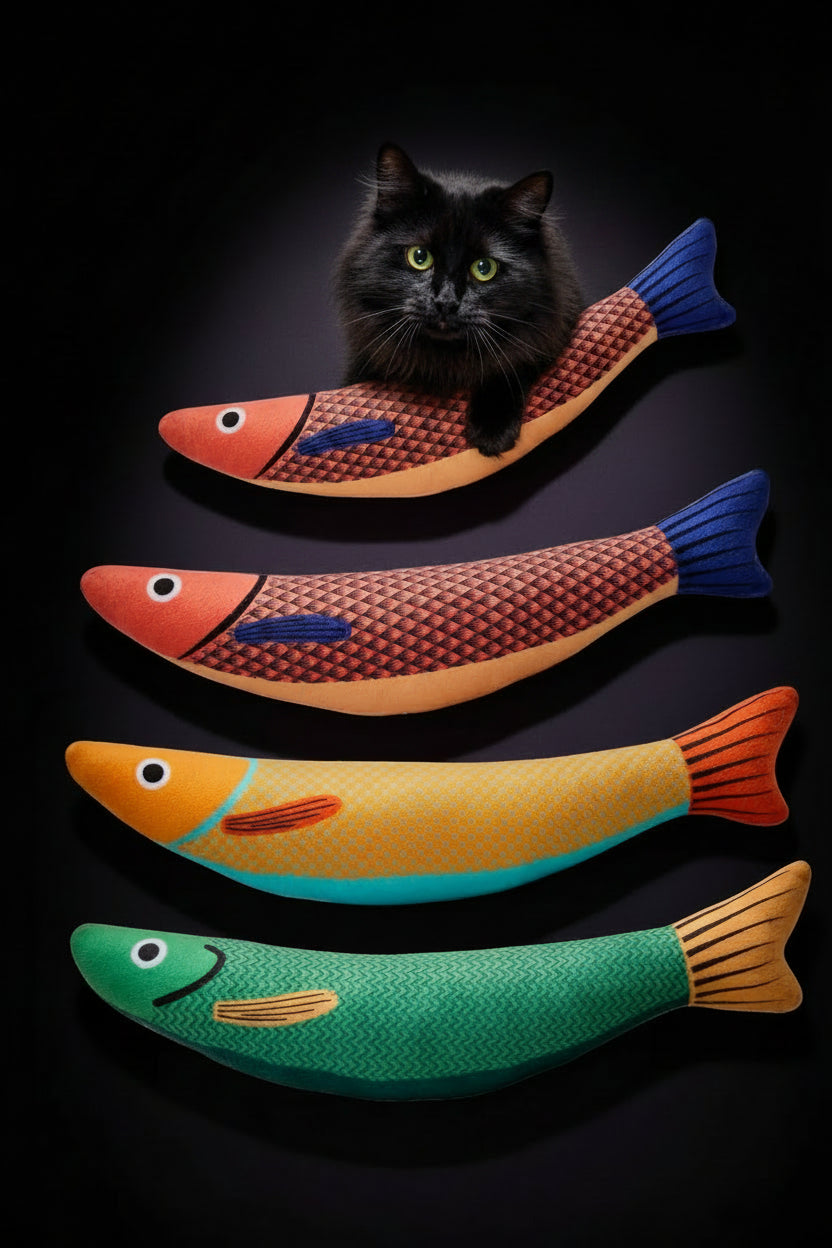 🐟 Catnip Fish Toy – Instant Zoomies Mode
