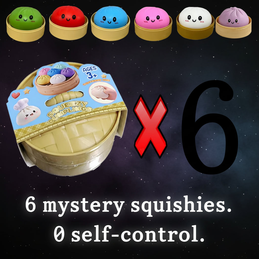 Squish Your Feelings — Dumpling Mystery Fidgets
