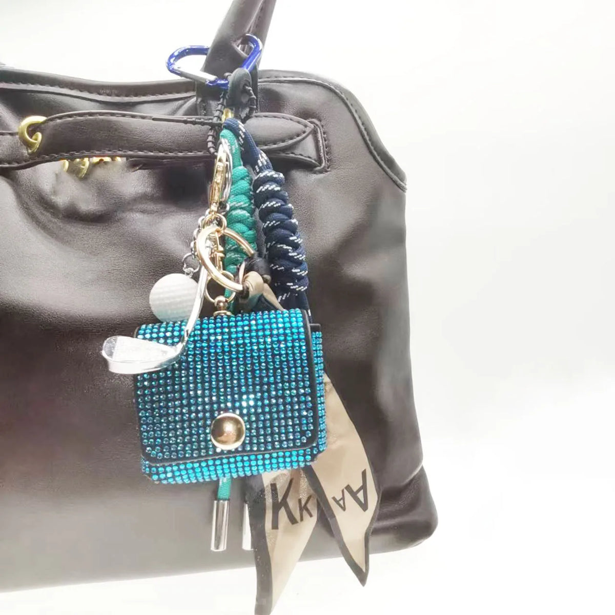 The Familiar Charm — Black Cat Bag Pendant