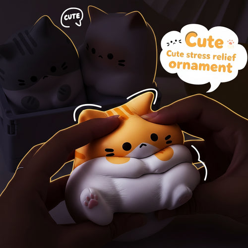 Chonk of Doom — Slow-Rise Cat Squishy for Cursed Hands