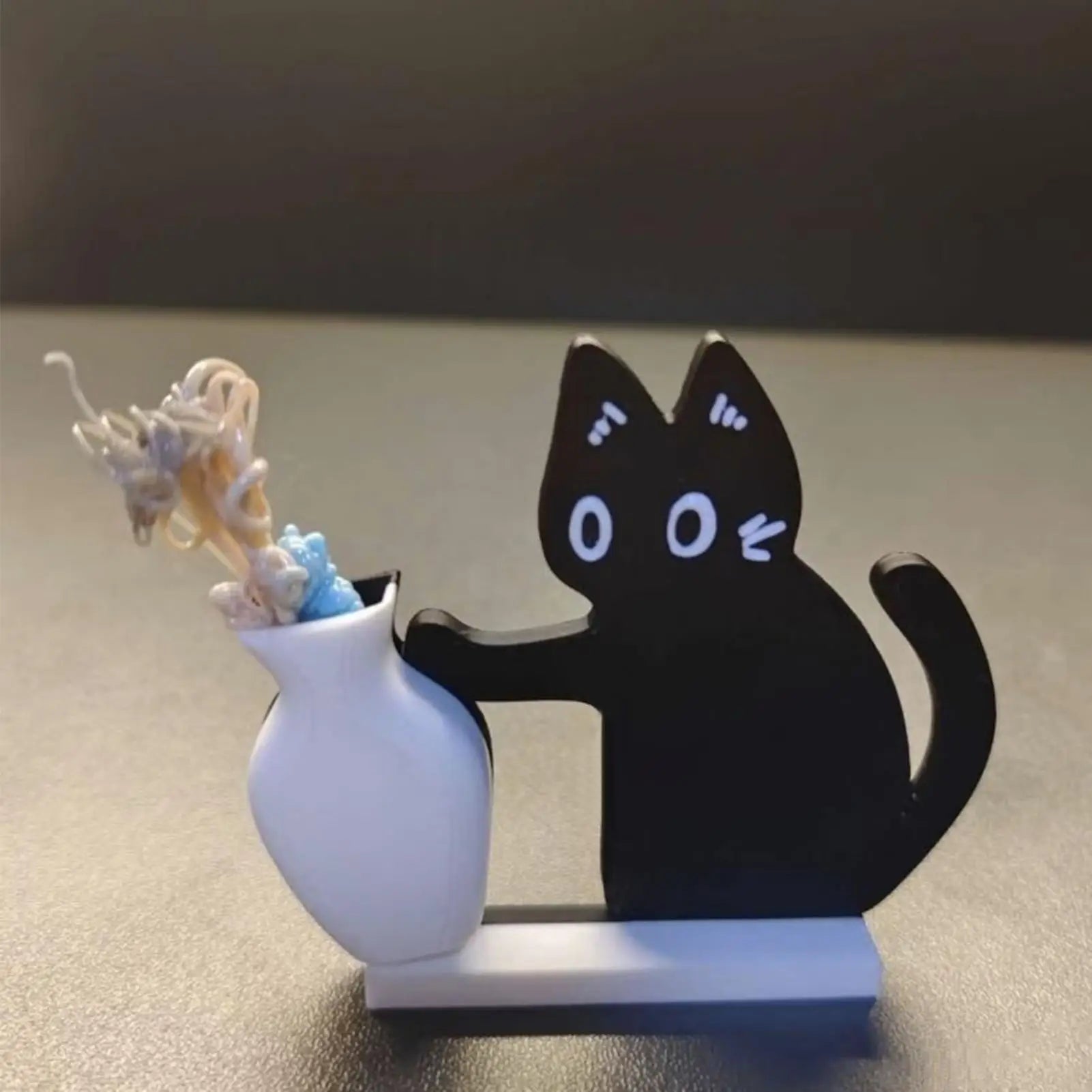 Whisker Shrine — Cat Fridge Magnet Vase