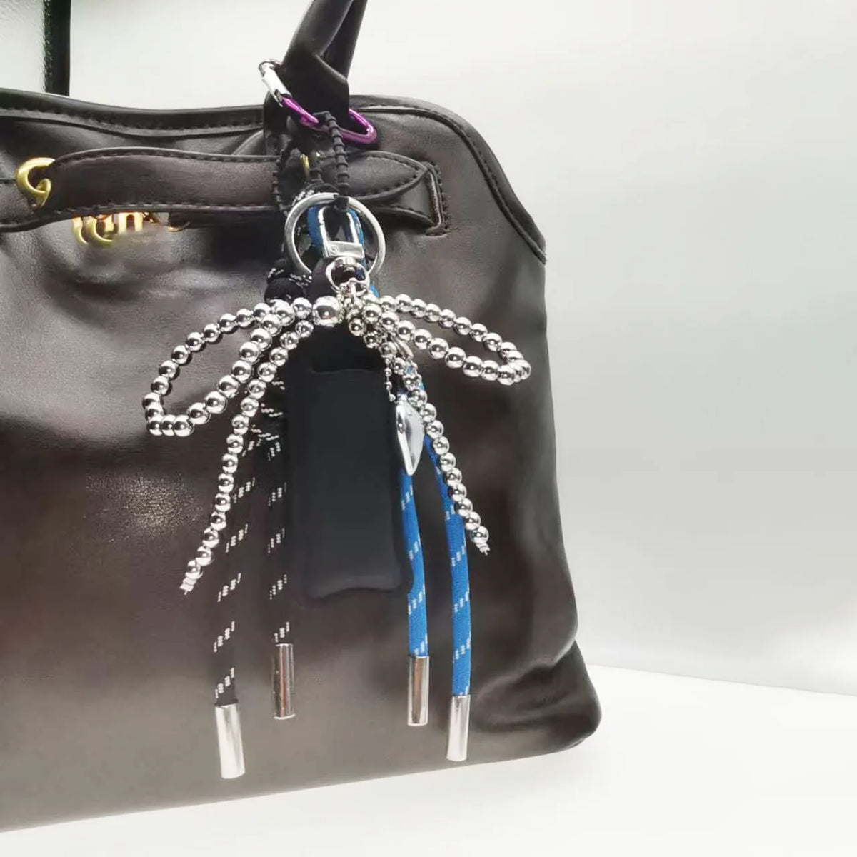 The Familiar Charm — Black Cat Bag Pendant