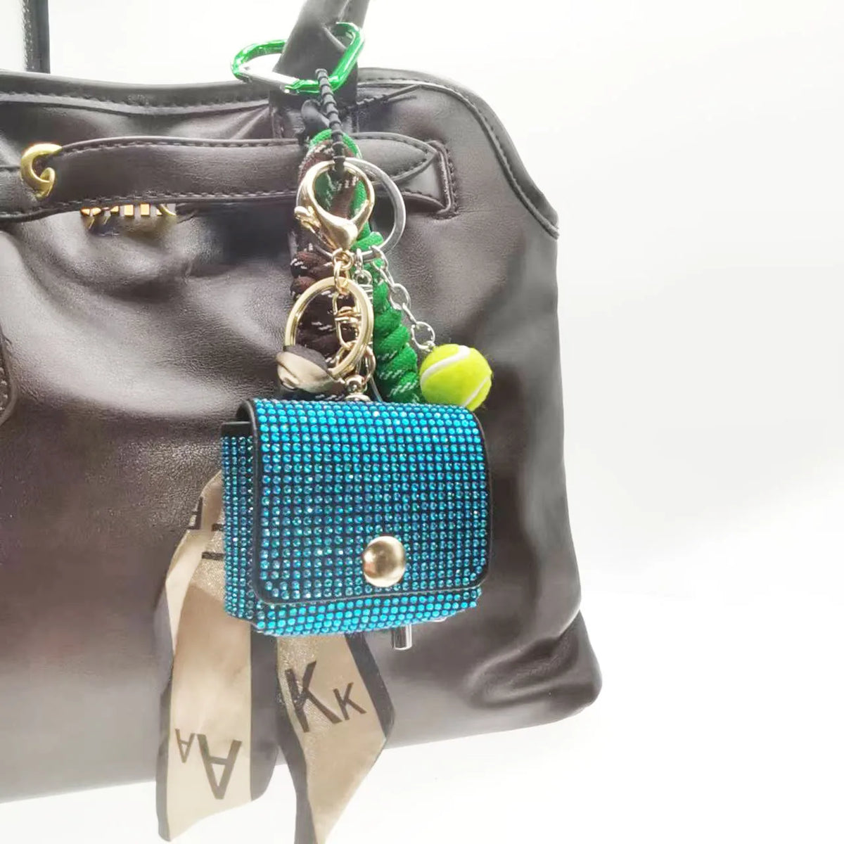 The Familiar Charm — Black Cat Bag Pendant