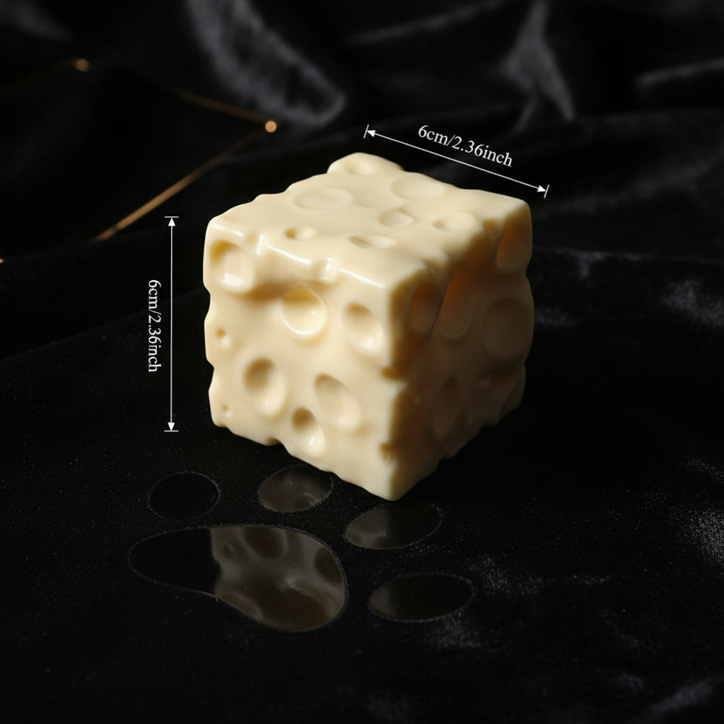 🧀 The Cube of Calm — Squishy Cheese Stress Ball
