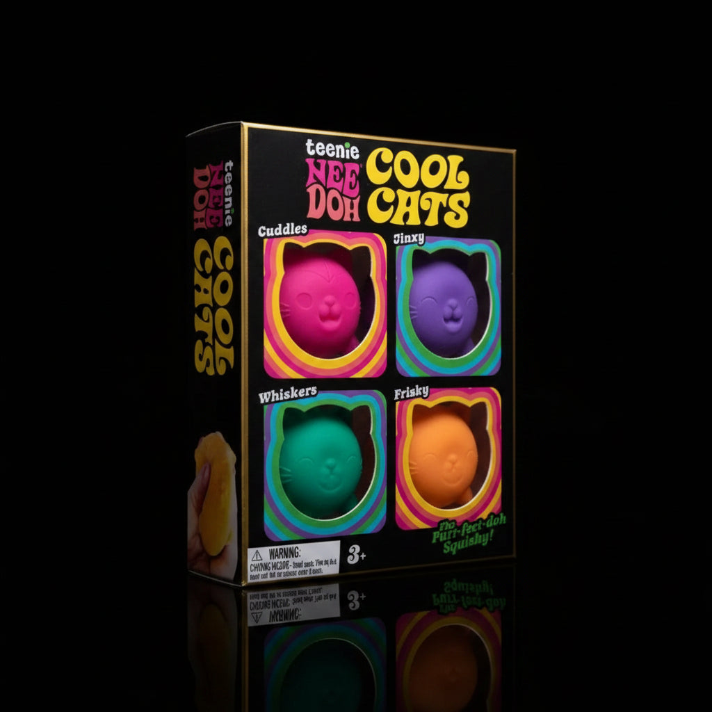The Tiny Council — Mini Squishy Cat Set (4 Pack)