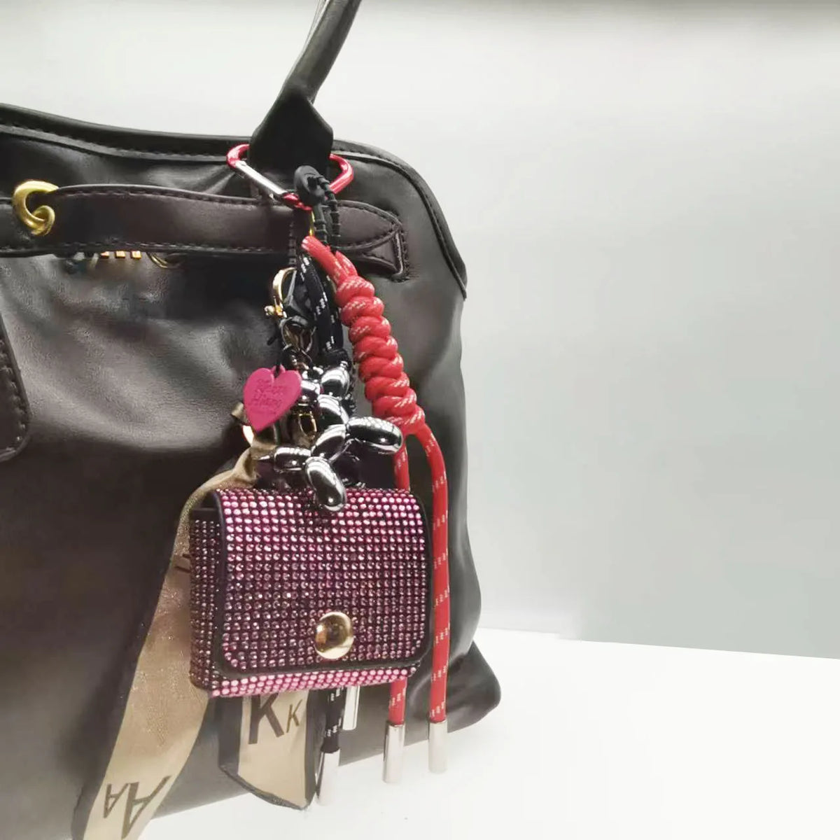 The Familiar Charm — Black Cat Bag Pendant