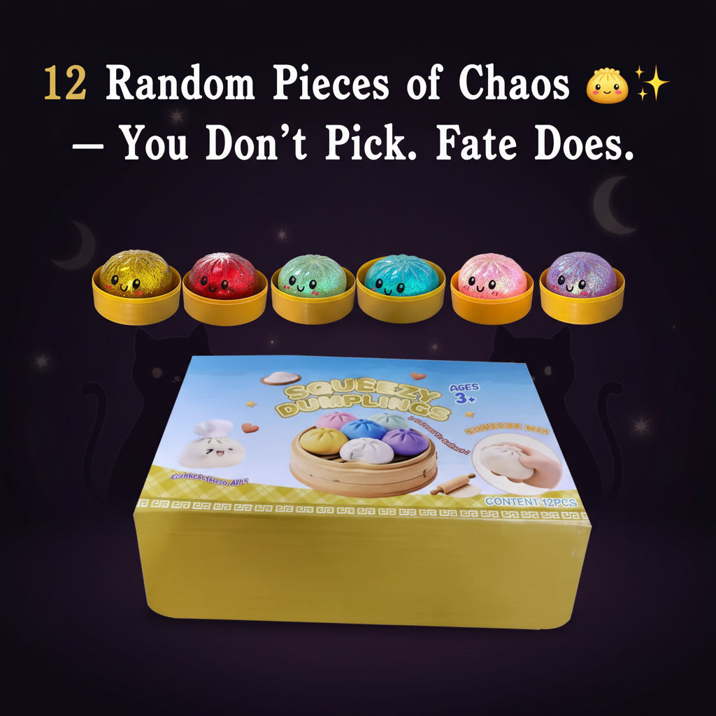Squish Your Feelings — Dumpling Mystery Fidgets