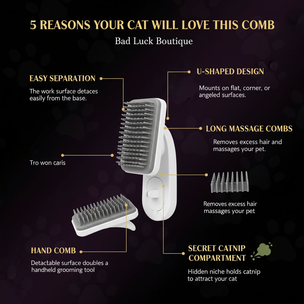 The Scratch Sanctuary — Wall-Mount Cat Grooming & Scratch Corner