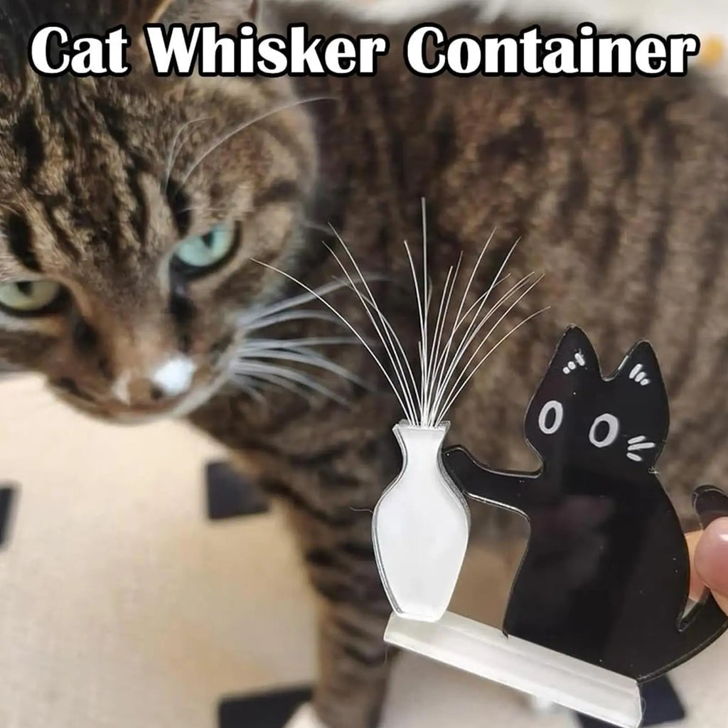 Whisker Shrine — Cat Fridge Magnet Vase