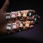 🐱 Tiny Cat Charms – 10 Little Troublemakers, One Pack