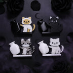 The Vase Pusher: Cat Fridge Magnet & Whisker Memorial Box (Chaos Included)