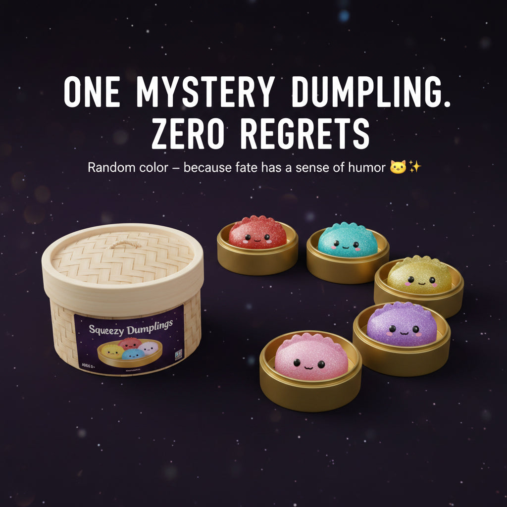 Squish Your Feelings — Dumpling Mystery Fidgets