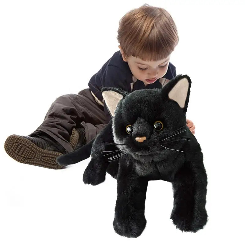 🖤 Black Cat Plush – Soft but Suspicious