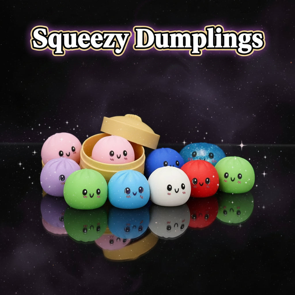 Squish Your Feelings — Dumpling Mystery Fidgets