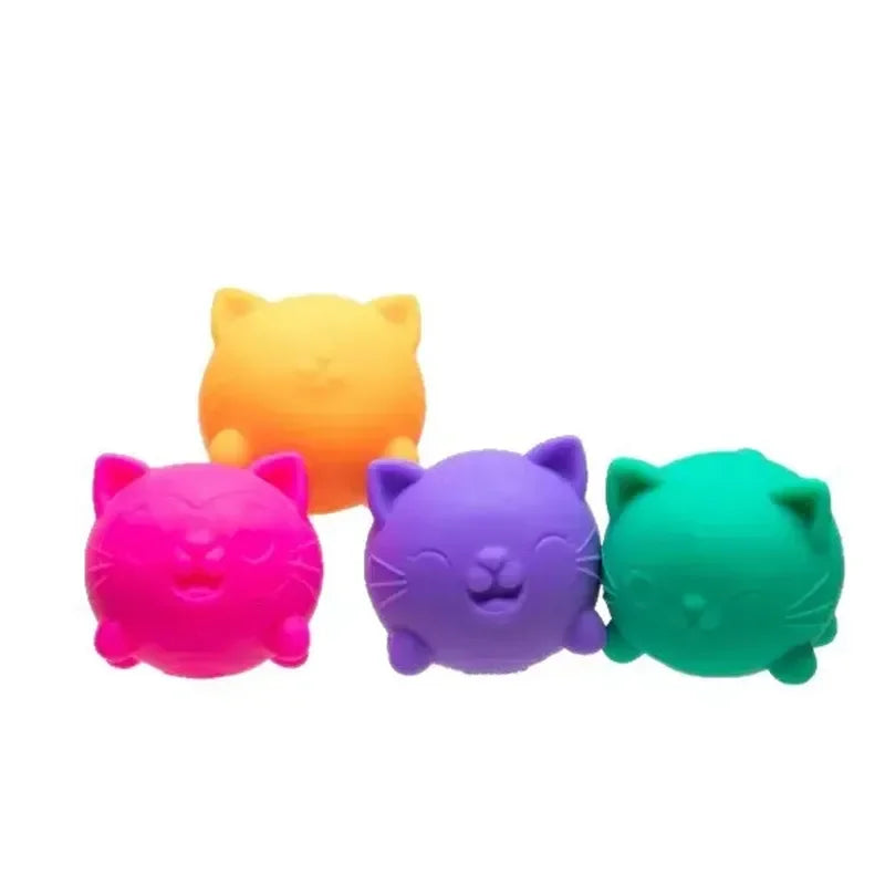 Tiny Troublemakers — Needoh Mini Cat Fidget 4-Pack