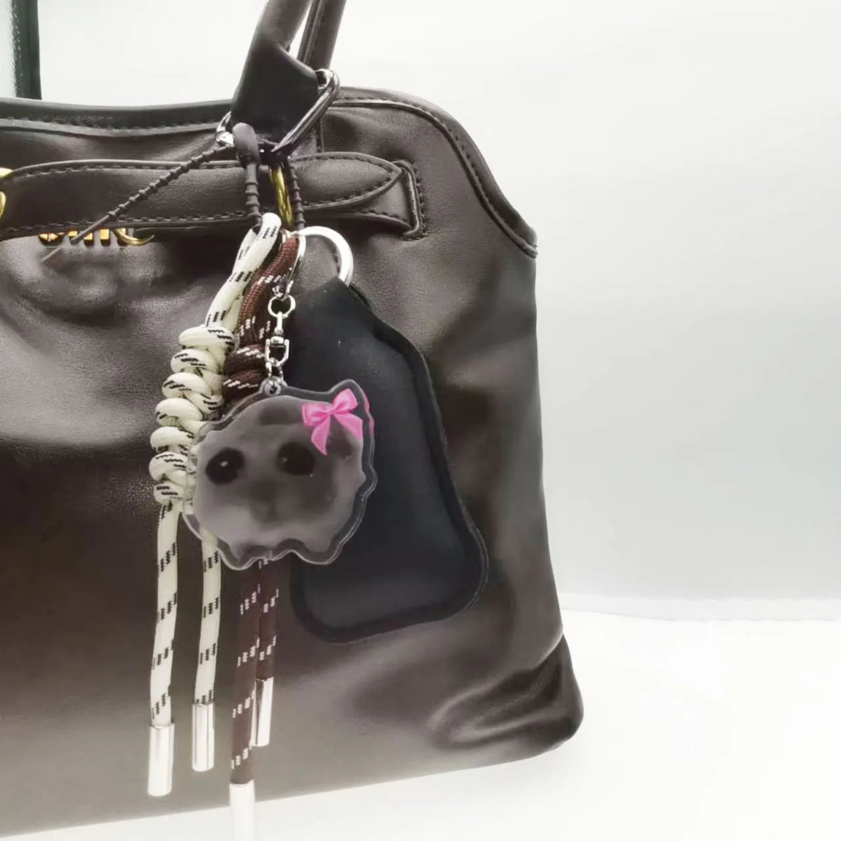 The Familiar Charm — Black Cat Bag Pendant