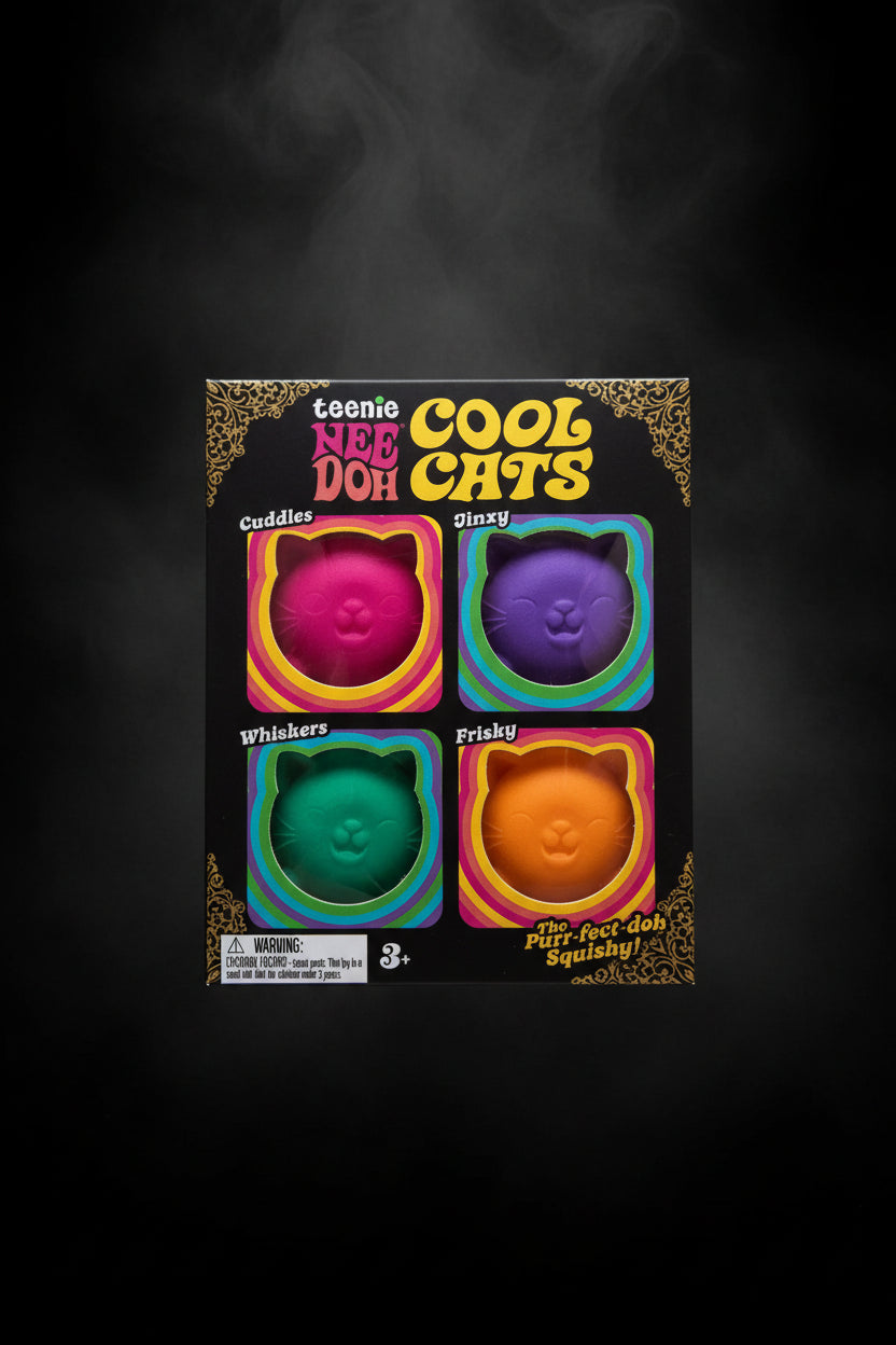 The Tiny Council — Mini Squishy Cat Set (4 Pack)