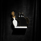 Whisker Shrine — Cat Fridge Magnet Vase