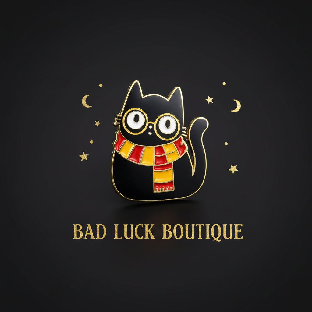 The Cursed Collection — Black Cat Enamel Pin