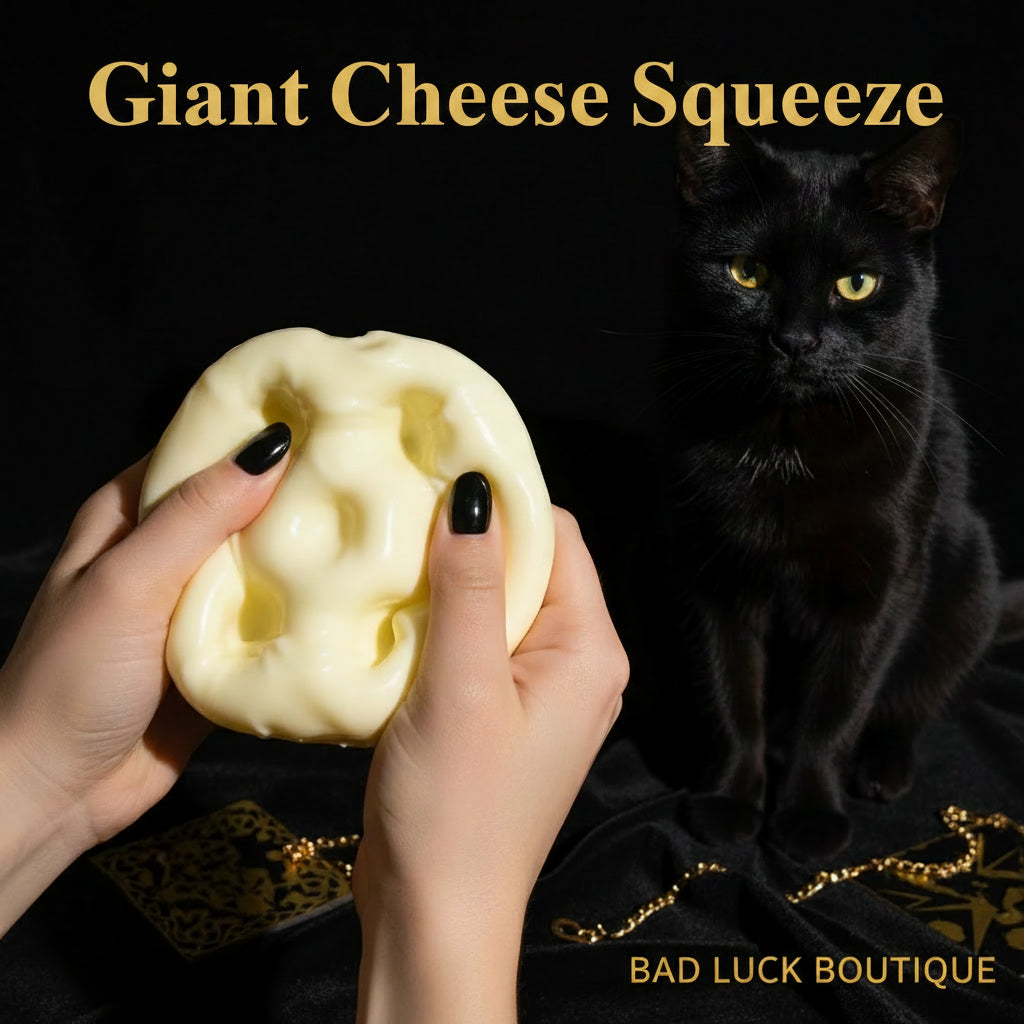 🧀 The Cube of Calm — Squishy Cheese Stress Ball