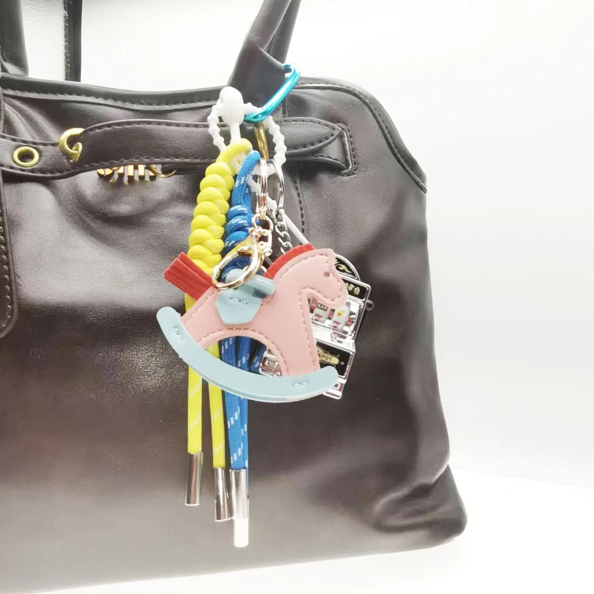 The Familiar Charm — Black Cat Bag Pendant