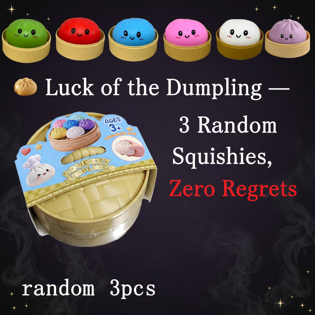 Squish Your Feelings — Dumpling Mystery Fidgets
