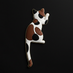 Calico Cat Magnet Close-up