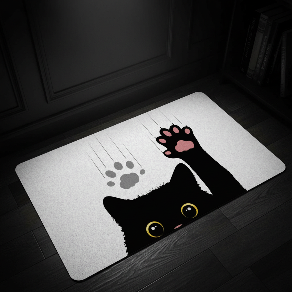 Cat Doormat – Focal Point Shot