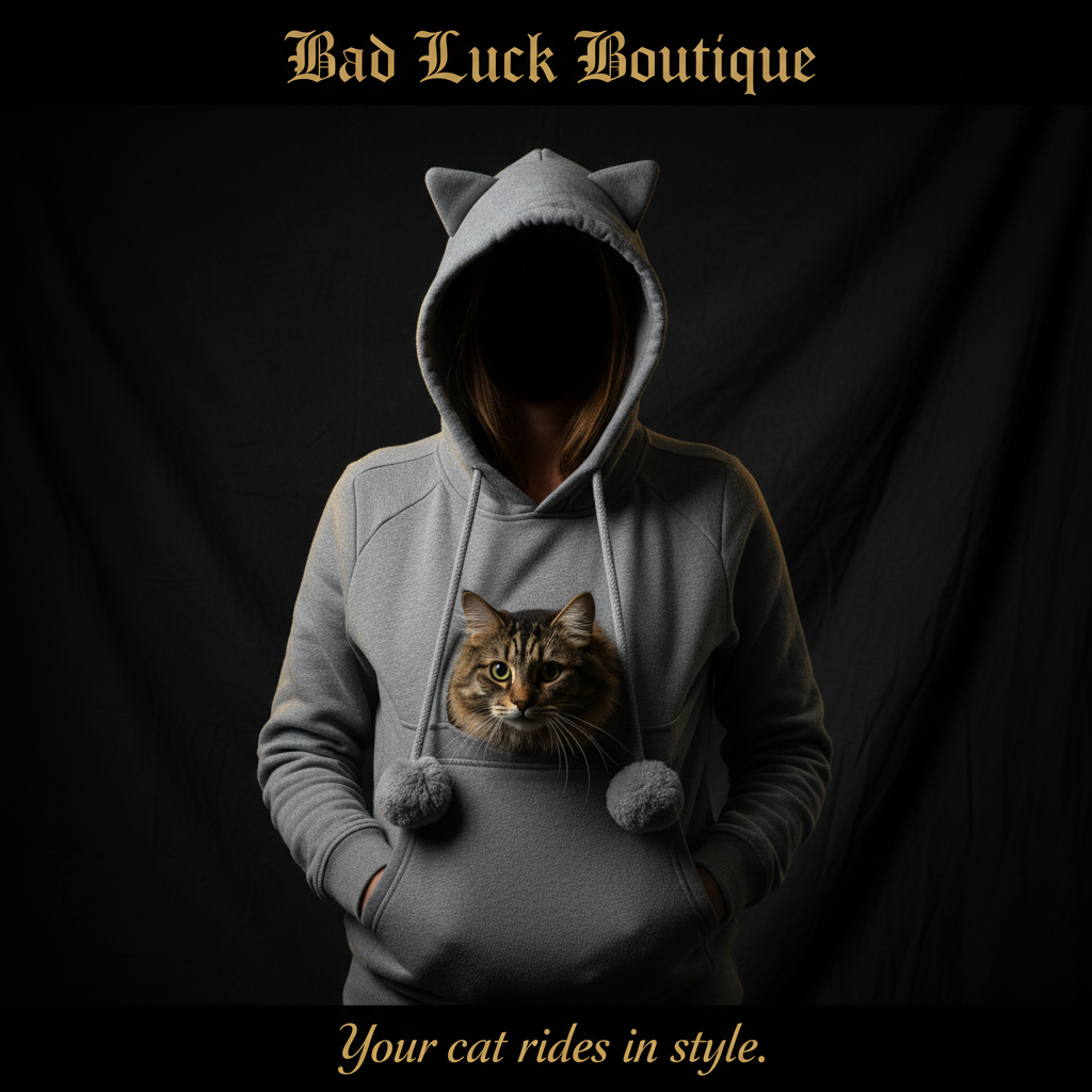 Cat Lovers Hoodie – Gray Lifestyle