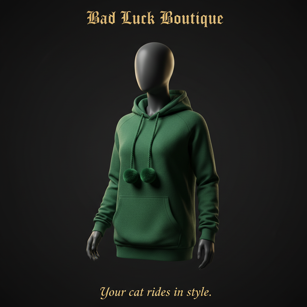 Cat Lovers Hoodie – Green