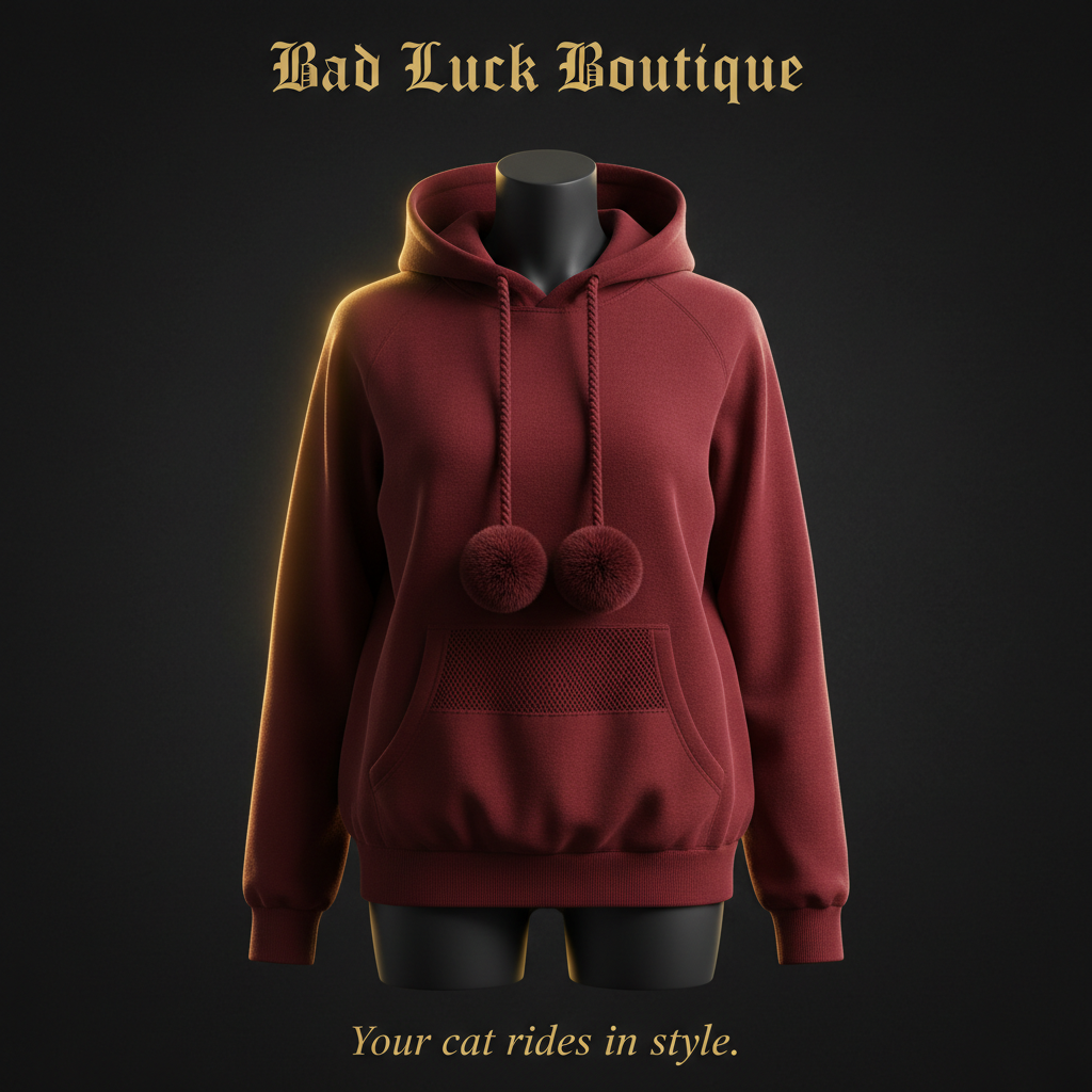 Cat Lovers Hoodie – Red