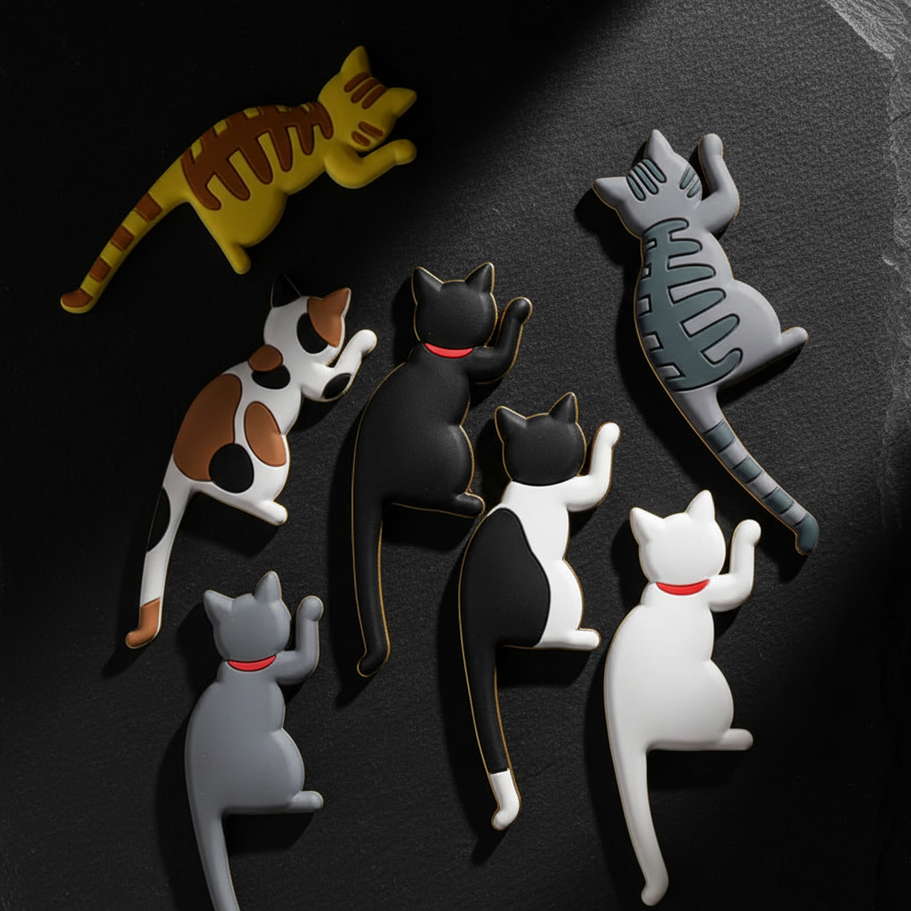 Cat Magnets Group Shot